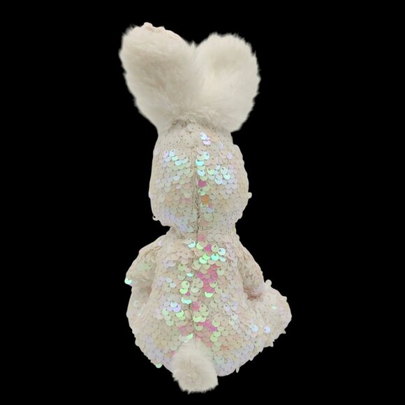 Galerie Iridescent Sequined Bunny Rabbit 9" Plush Collectible Toy 3+ Easter - Picture 2 of 10